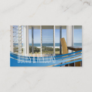 Bouw van Windows- en deurinstallateurs Visitekaartje