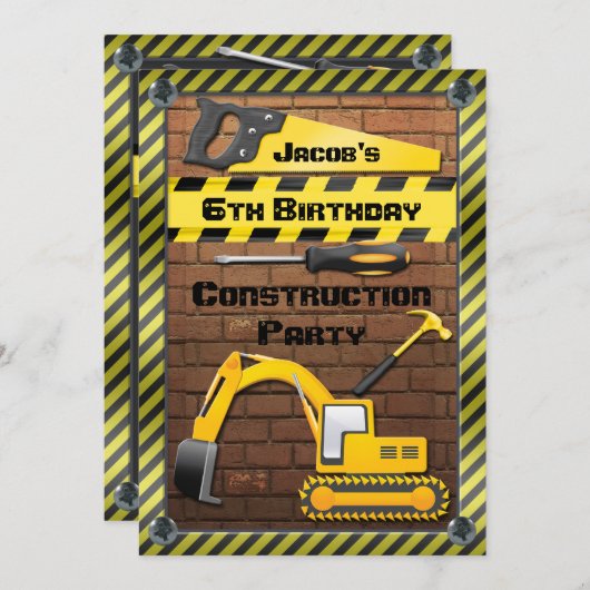 Bouw van zondagshulpmiddelen kaart (Voorkant / Achterkant)