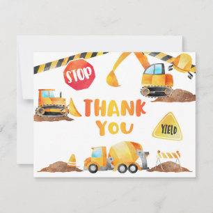 Bouw Verjaardag Dank u kaart - WH