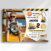 Bouw Verjaardag Foto uitnodiging Alle leeftijden