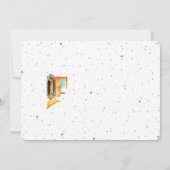 Bouw Verjaardag Foto uitnodigingen (Achterkant)