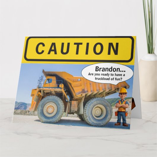 Bouw Verjaardag Kaart (Voorkant)