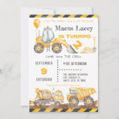 Bouw Verjaardag met ballon Kaart (Voorkant)