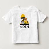 Bouw Verjaardag Shirt, Leeftijd 2 Reglan Kinder Shirts (Voorkant)