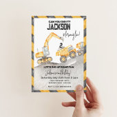 Bouw Verjaardag Uitnodiging, 2e verjaardag Kaart