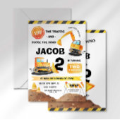 Bouw Verjaardag Uitnodiging elke leeftijd