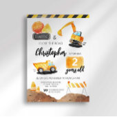 Bouw Verjaardag Uitnodiging elke leeftijd