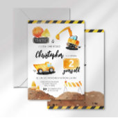 Bouw Verjaardag Uitnodiging elke leeftijd