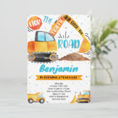 Bouw Verjaardag uitnodigingen (Staand voorkant)