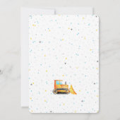 Bouw Verjaardag uitnodigingen (Achterkant)