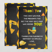 Bouw Verjaardagsfeest Bedankt (Voorkant / Achterkant)