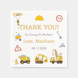 Bouw Verjaardagsfeest Dank u servetten