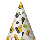 Bouw Verjaardagsfeest Pet – Yellow Dump Feesthoedjes (Achterkant)