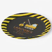 Bouw Verjaardagsfeest Sluit de weg Papieren Bordje (Gekanteld)