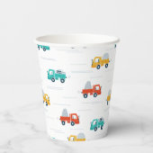 Bouw Verjaardagsfeestbekers Papieren Bekers (Achterkant)