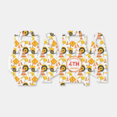 Bouw Verjaardagsfeestje Leeftijd Witte Favorietend Bedankdoosjes (Uitgevouwen)