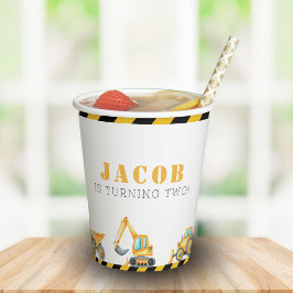 Bouw Verjaardagsfeestje Waterverf Papieren beker