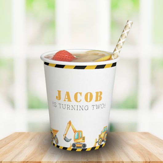 Bouw Verjaardagsfeestje Waterverf Papieren beker
