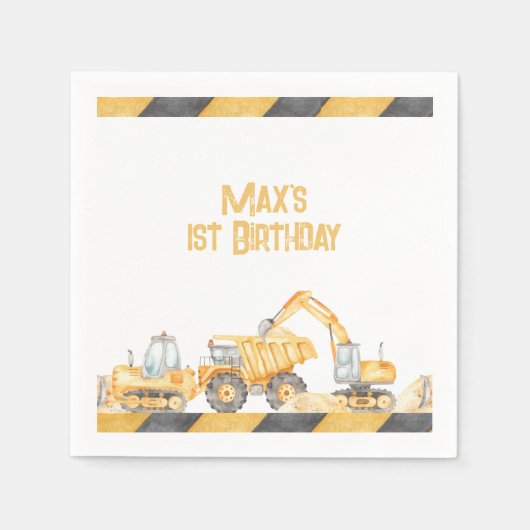 Bouw Verjaardagsfeestservetten Servet (Voorkant)