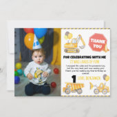 Bouw Verjaardagsfoto Bedankkaart (Voorkant)