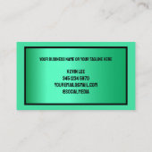 Bouw Visitekaartje (Achterkant)