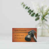 Bouw Visitekaartje (Staand voorkant)