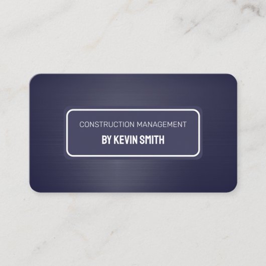 Bouw Visitekaartje (Voorkant)