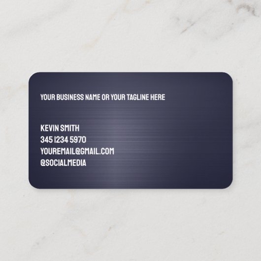 Bouw Visitekaartje (Achterkant)