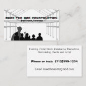 Bouw Visitekaartje (Voorkant / Achterkant)