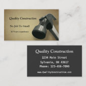 Bouw Visitekaartje (Voorkant / Achterkant)