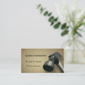 Bouw Visitekaartje (Staand voorkant)