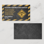 Bouw | Visitekaartje contractant (Voorkant / Achterkant)