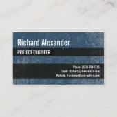 Bouw Visitekaartjes Blauwe Stone (Achterkant)