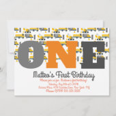 Bouw Voertuigen Birthday Dump Big One Kaart (Voorkant)