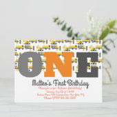 Bouw Voertuigen Birthday Dump Big One Kaart (Staand voorkant)