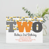 Bouw Voertuigen Birthday Dump Big Two Kaart (Staand voorkant)