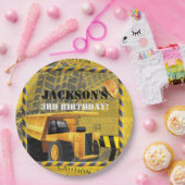 Bouw vogeldagspoor van banden papieren bordje (Feest)