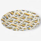 Bouw vogeltday Boy Baby shower Party Favor Papieren Bordje (Gekanteld)