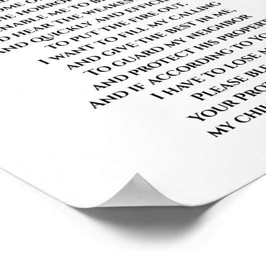 Bouw voor een vuurman - onze helden poster (Hoek)