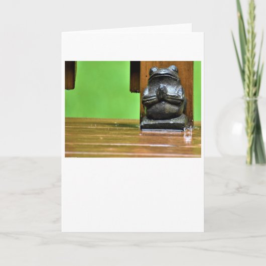 Bouw voor regen, kaart (Voorkant)