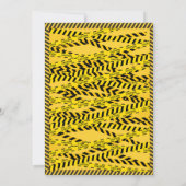 Bouw Vrachtwagen Birthday-uitnodiging Kaart (Achterkant)