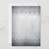 Bouw Vrachtwagen Birthday-uitnodiging Kaart (Achterkant)