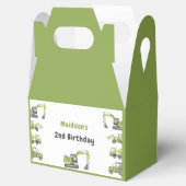 Bouw Vrachtwagen Kinderen Verjaardag Favoriet Doze Bedankdoosjes (Geopend)