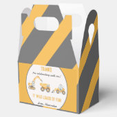 Bouw Vrachtwagen Kinderen Verjaardag Favoriet Doze Bedankdoosjes (Geopend)