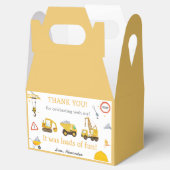 Bouw Vrachtwagen Kinderen Verjaardag Favoriet Doze Bedankdoosjes (Geopend)