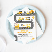 Bouw Vrachtwagen - uitnodiging