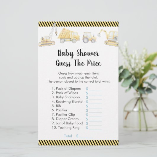 Bouw vrachtwagen veronderstelt prijsschoeisel (Staand voorkant)