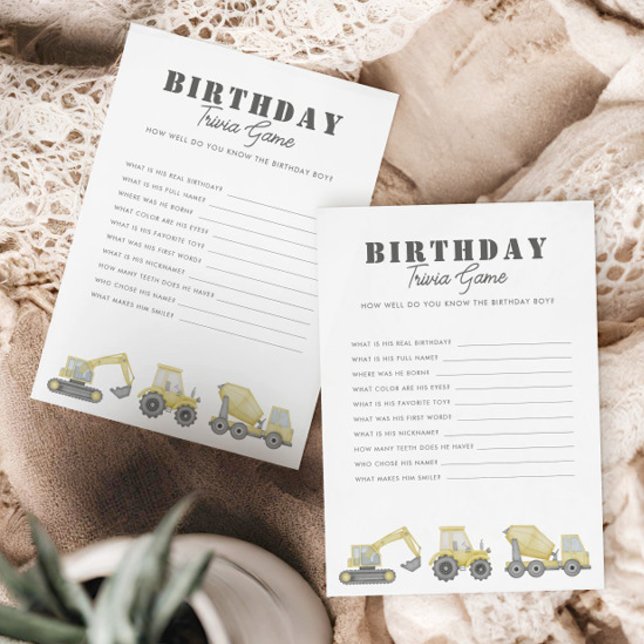 Bouw Vrachtwagen Voertuigen Jongens Verjaardag Tri (Creator heeft geüpload)