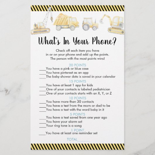Bouw vrachtwagen wat er in je telefoonspel zit (Voorkant)