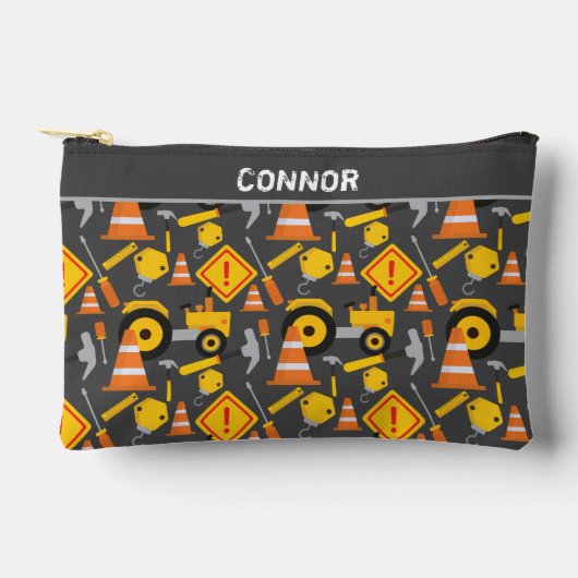 Bouw Vrachtwagen wegenwerken Etui (Voorkant)